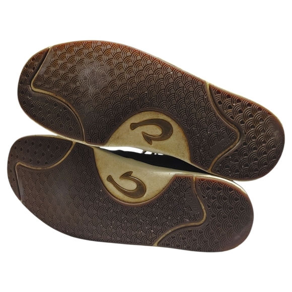 Olukai Nānā Hele Wai‘apo Water-Resistant Gray High Top Sneakers Men's Size 8 - Picture 8 of 10